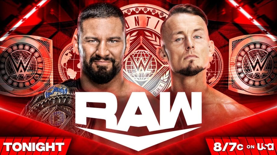 Two Championship Matches Headline Tonight's WWE RAW Episode