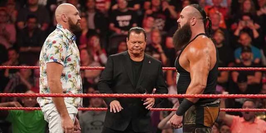 Tyson Fury Vowed To Knock Out Braun Strowman At CROWN JEWEL During RAW Contract Signing
