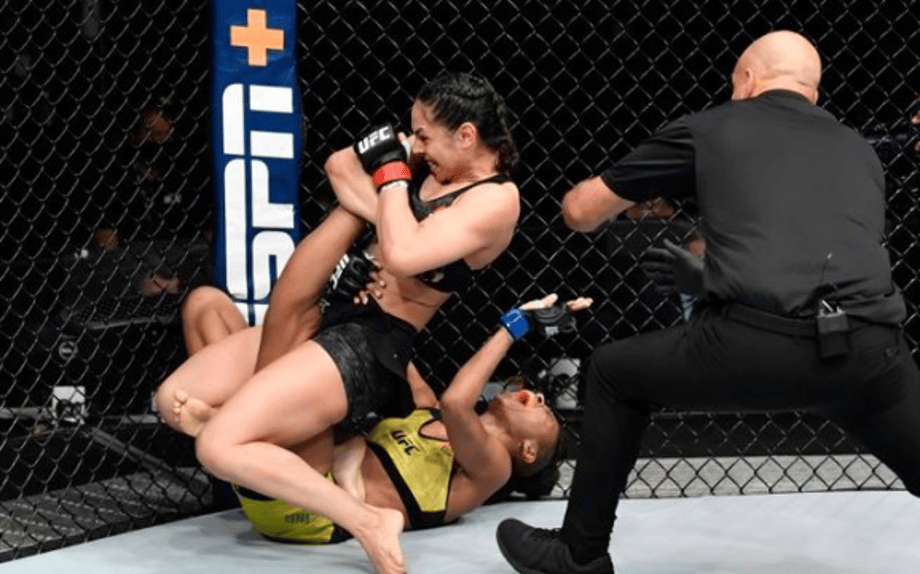 UFC FIGHT NIGHT 2: Luana Carolina Bends The Knee To Ariane Lipski, Literally