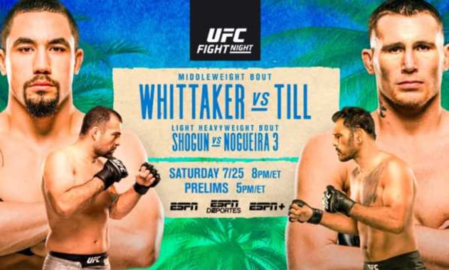 UFC FIGHT NIGHT: WHITTAKER VS. TILL Fails To Garner Over A Million Viewers Last Saturday