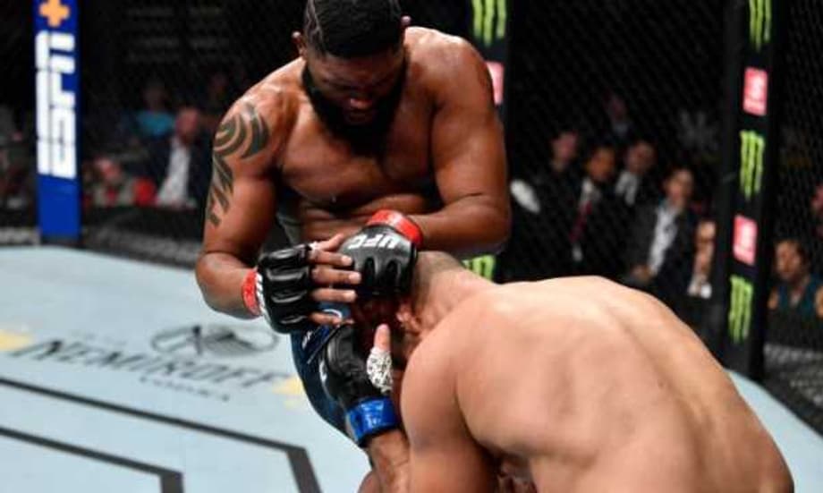 UFC RALEIGH: Curtis Blaydes Makes Case For Heavyweight Title Shot After TKO Win Over Junior Dos Santos