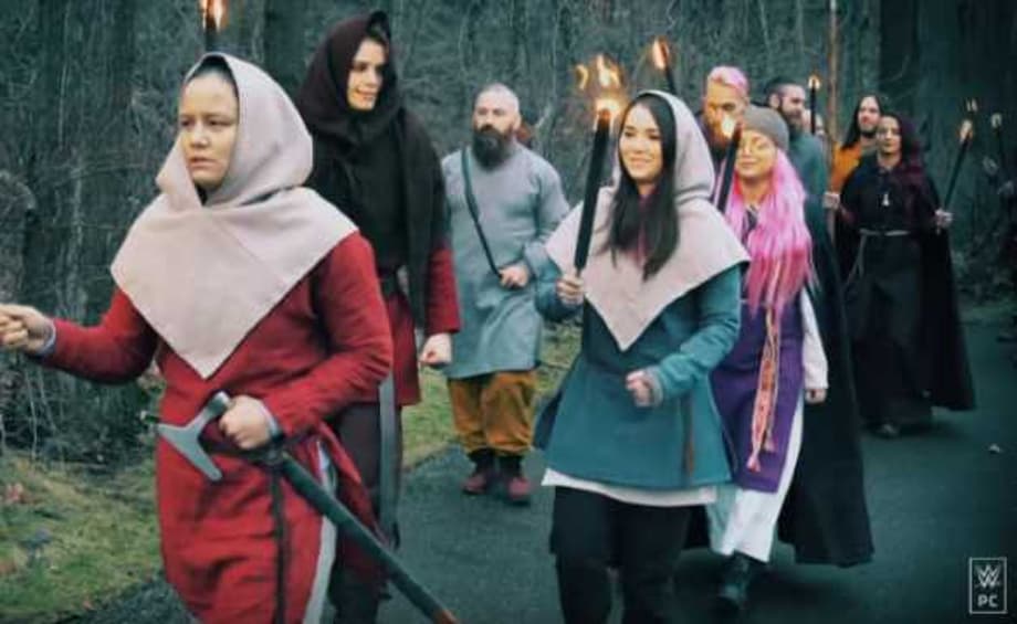 VIDEO: Check Out Footage From RAW's Sarah Logan And NXT's Ray Row's Recent Viking Wedding