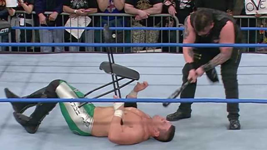 VIDEO: Sami Callihan Inadvertently Blasts Eddie Edwards In the Face With A Baseball Bat On IMPACT WRESTLING