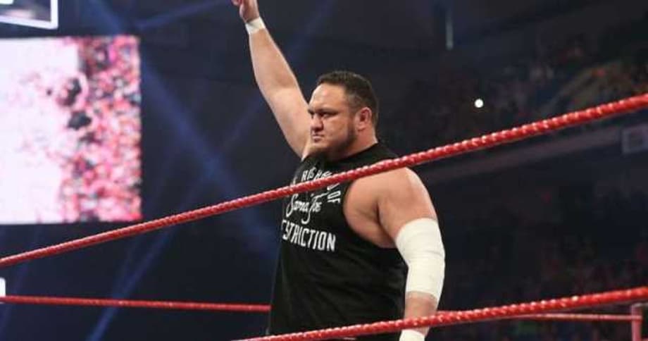 VIDEO: Samoa Joe Stands In For Roman Reigns And Helps Rollins And Ambrose Deliver A Shield Bomb To Woods