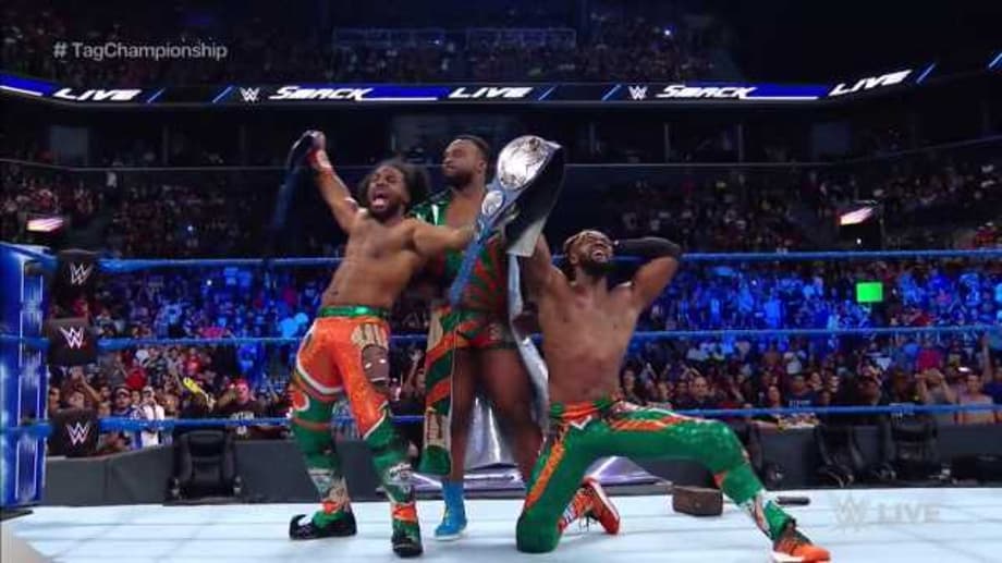 VIDEO: The New Day Celebrate Their Historic Tag-Title Win After Defeating The Bludgeon Brothers On SMACKDOWN
