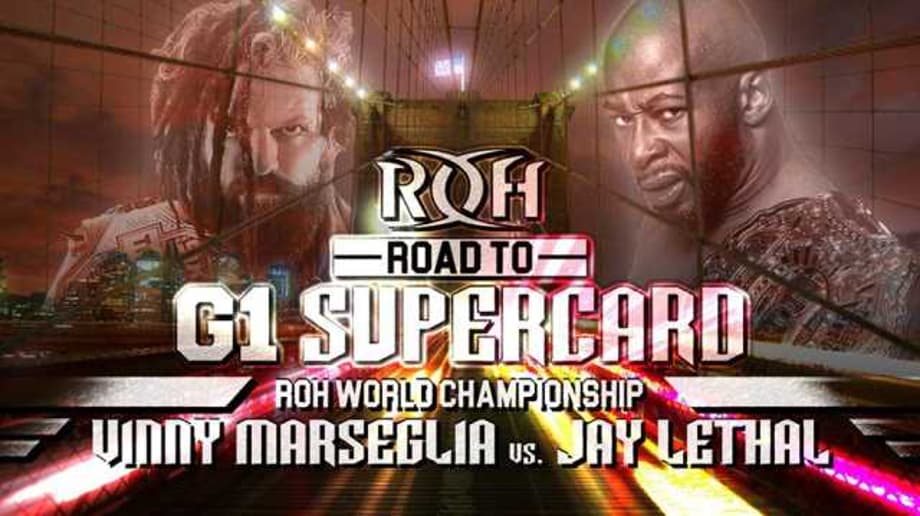 Vinny Marseglia Vs. Jay Lethal Set For The ROH World Heavyweight Championship On The ROAD TO G1 SUPERCARD