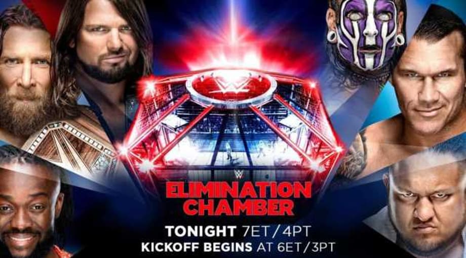We Want Your Predictions For Tonight's WWE ELIMINATION CHAMBER Pay-Per-View Event
