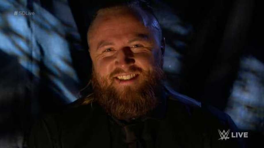 We Won't Find Out Who Knocked On Aleister Black's Door Until EXTREME RULES