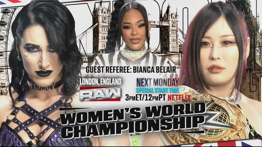 Women's World Title Match With Special Guest Referee & More Announced For Next Week's WWE RAW Episode