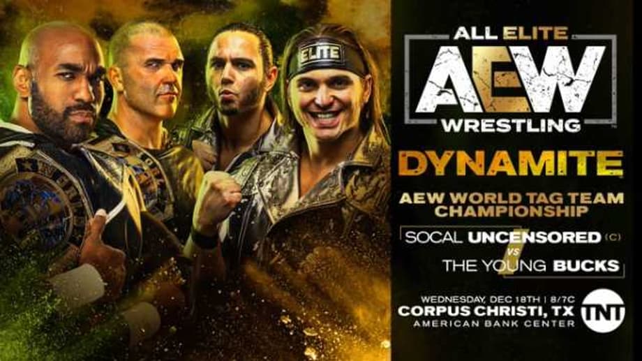 World Tag Team Championship Match Confirmed For Next Week's AEW DYNAMITE