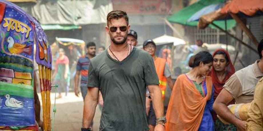 WWE Champion Drew McIntyre Interviews EXTRACTION Star Chris Hemsworth; Pitches BRAVEHEART 2