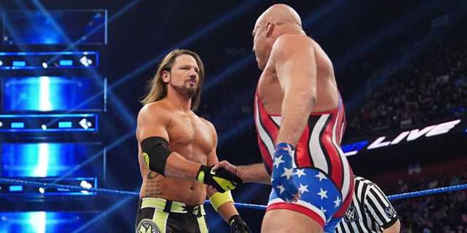 WWE Hall Of Famer Kurt Angle Sings The Praises Of RAW Superstar AJ Styles