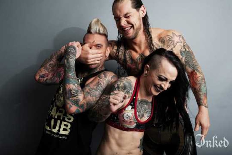 WWE Stars Ruby Riott, Baron Corbin And Corey Graves Pose For A New Inked Magazine Photoshoot