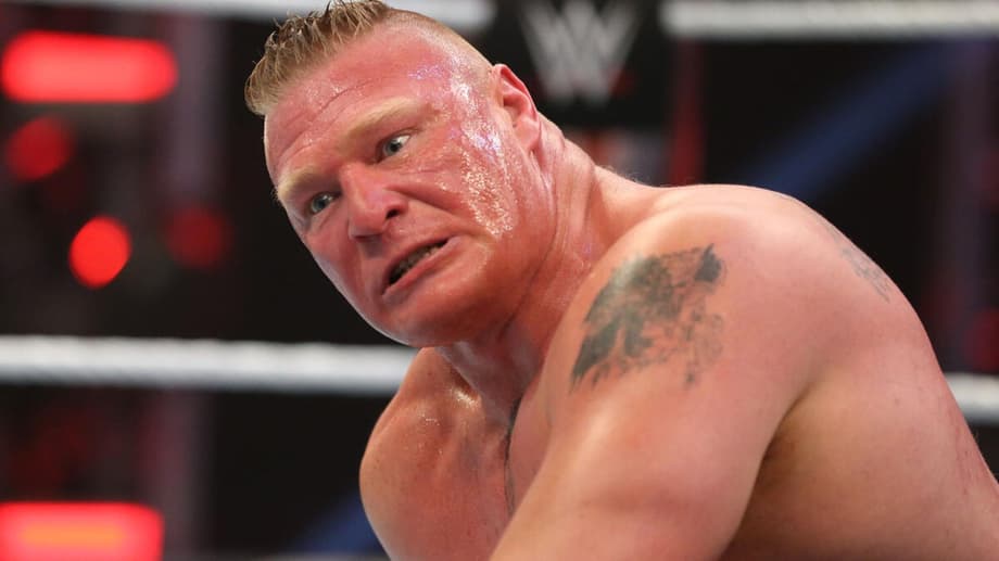 WWE Superstar Brock Lesnar Shows Off His New Look While Taking A Photo With A Fan