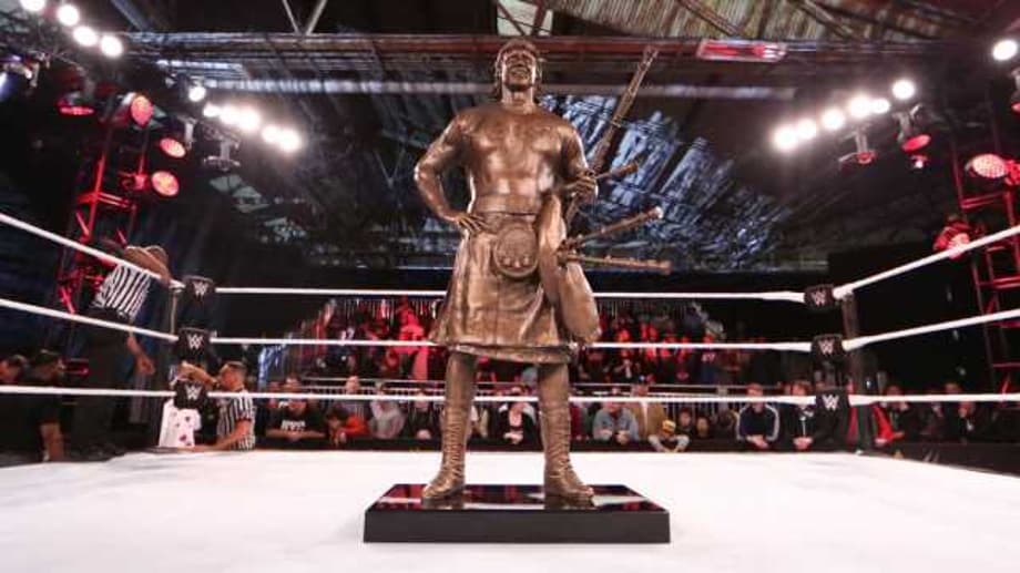 WWE Unveils A Life-Sized Bronze Statue Of "Rowdy" Roddy Piper At WRESTLEMANIA AXXESS