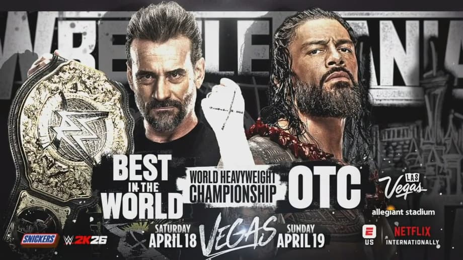 WWE WRESTLEMANIA 42 Sunday PPV Results: CM Punk vs. Roman Reigns & More