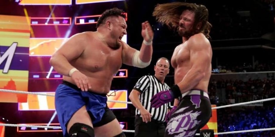 AJ Styles Managed To Retain The WWE Championship Against Samoa Joe At SUPER SHOW-DOWN