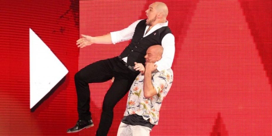 Kurt Angle Once Again Got Some Retribution Against Baron Corbin During RAW Last Night