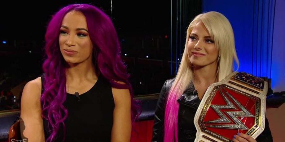 Sasha Banks Seemingly Confirms That She Has Real-Life Heat With Alexa Bliss Backstage