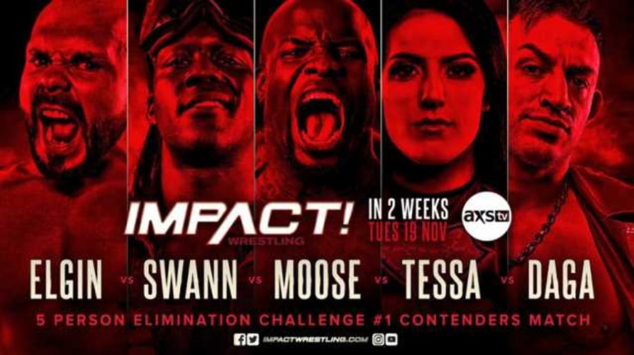 #1 Contender Five-Way Elimination Match Set For An Upcoming Episode Of IMPACT WRESTLING