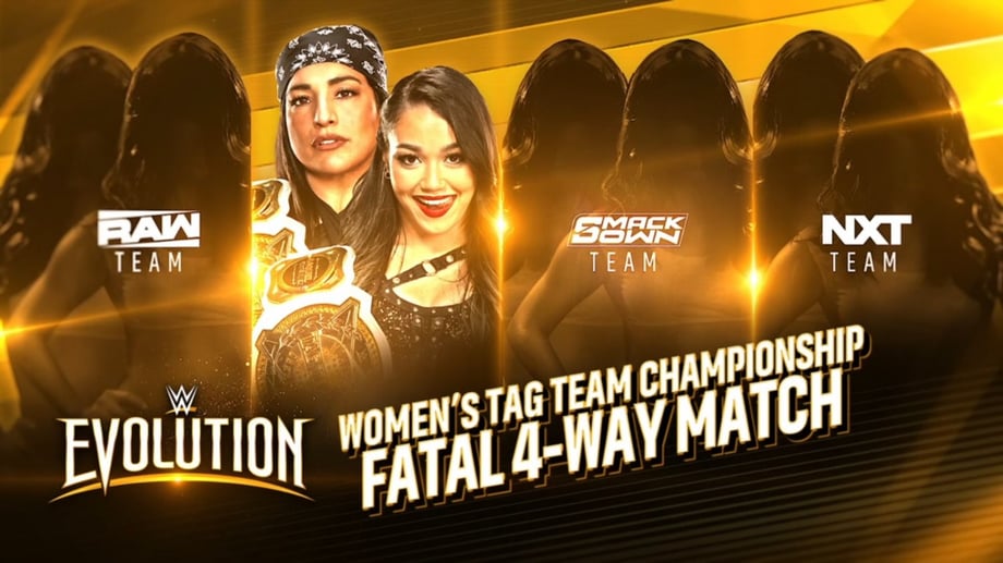 4 Matches Added To WWE Evolution Card - Battle Royal, Fatal 4-Way Tag, Rhea Ripley vs Iyo Sky & More