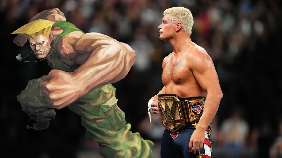 A First "Look" At Undisputed WWE Champion Cody Rhodes' Guile In STREET FIGHTER Has Been Revealed