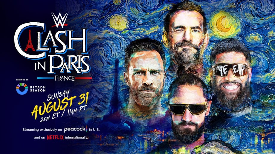 A Four Way Match For The World Heavyweight Championship Headlines Tonight's CLASH IN PARIS