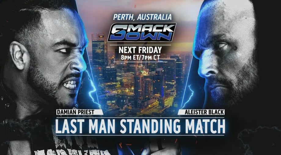A Last Man Standing Match Between Damian Priest And Aleister Black Has Been Confirmed