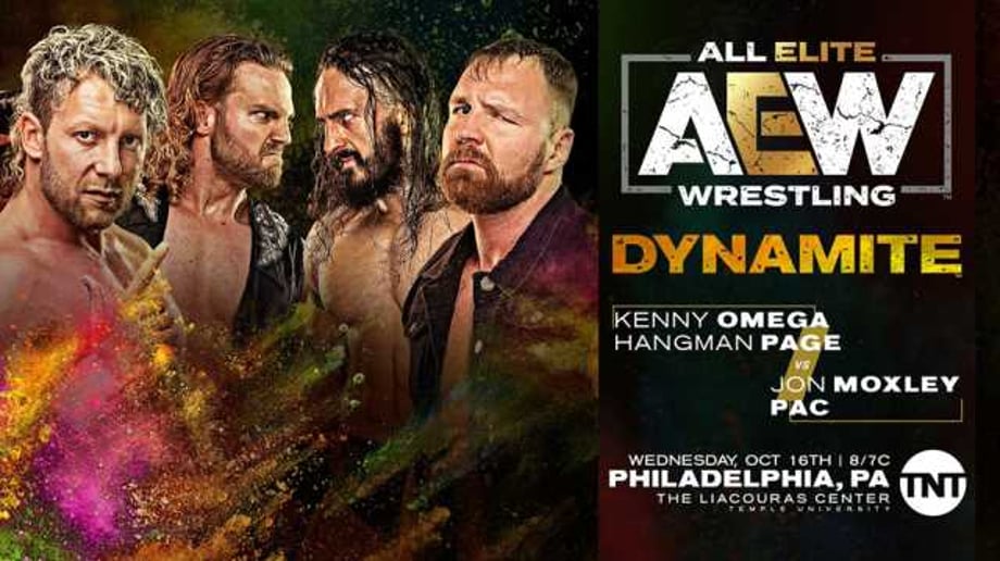 Adam "Hangman" Page & Kenny Omega Vs. Jon Moxley & PAC Is Set For AEW DYNAMITE