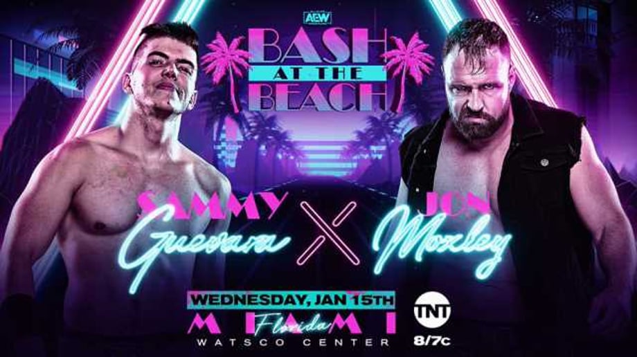 AEW Confirms That Sammy Guevara Will Fight Jon Moxley On Next Week's BASH AT THE BEACH Special