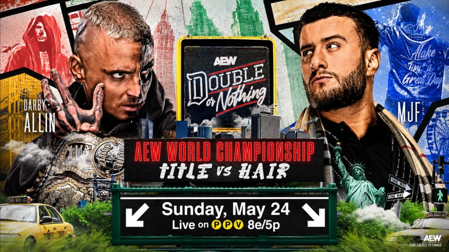 AEW DOUBLE OR NOTHING 2026 PPV Results: Darby Allin vs. MJF & More