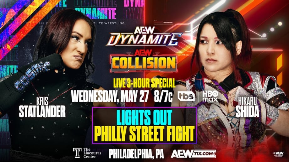 AEW DYNAMITE & AEW COLLISION Results: May 27, 2026 - Lights Out Philly Street Fight & More