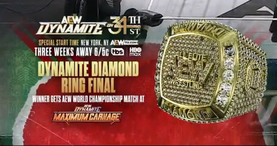 AEW Dynamite Diamond Ring Returns, Upcoming Title Matches For Holiday Bash, Maximum Carnage & Other Specials