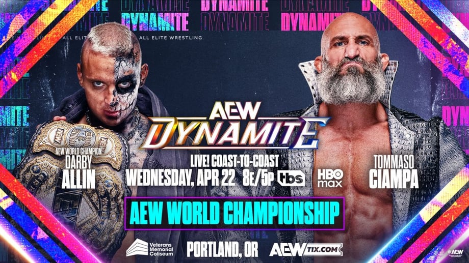 AEW DYNAMITE Results: April 22, 2026 - Darby Allin's First Title Defense & More