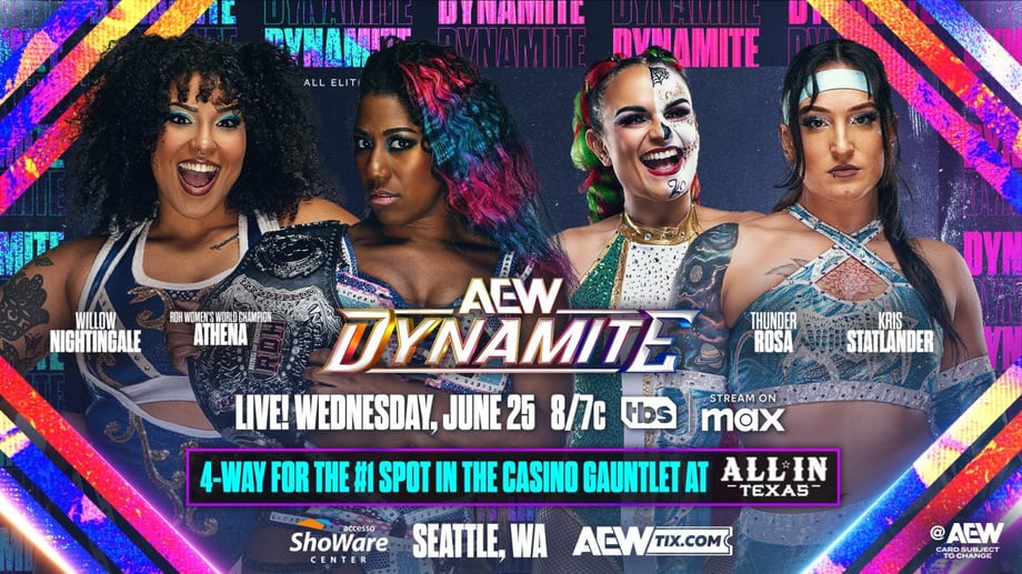 AEW Dynamite Results: June 25, 2025 - Kota Ibushi vs Trent, 4-Way Casino Gauntlet #1 Spot Matches & More