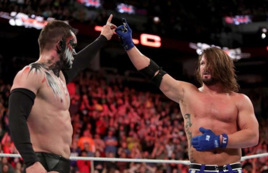 AJ Styles Claims His "Too Sweet" Gesture With Finn Balor At TLC Last Night Wasn't Planned Ahead Of Time