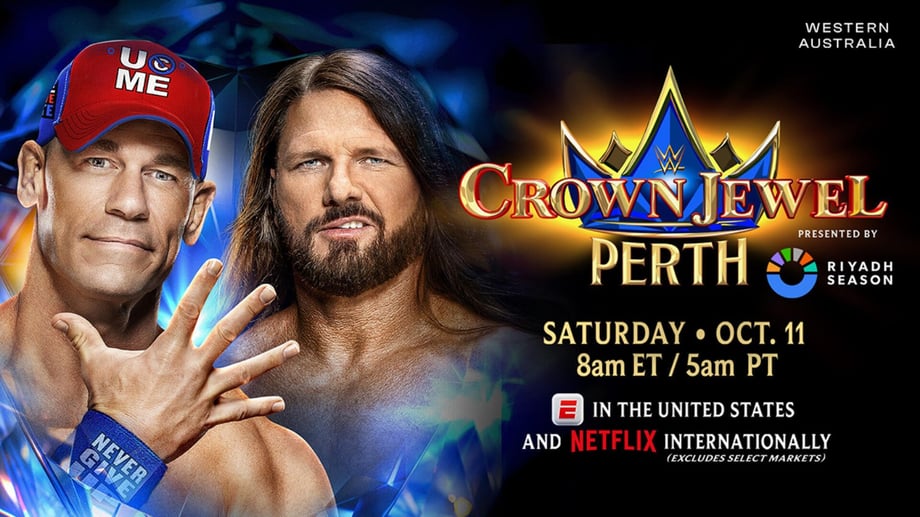 AJ Styles Will Fight John Cena One More Time At WWE CROWN JEWEL