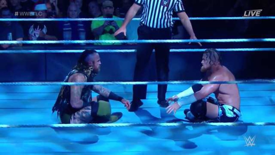 Aleister Black Prevails Over Buddy Murphy At TLC In An Awesome, Hard-Hitting Encounter