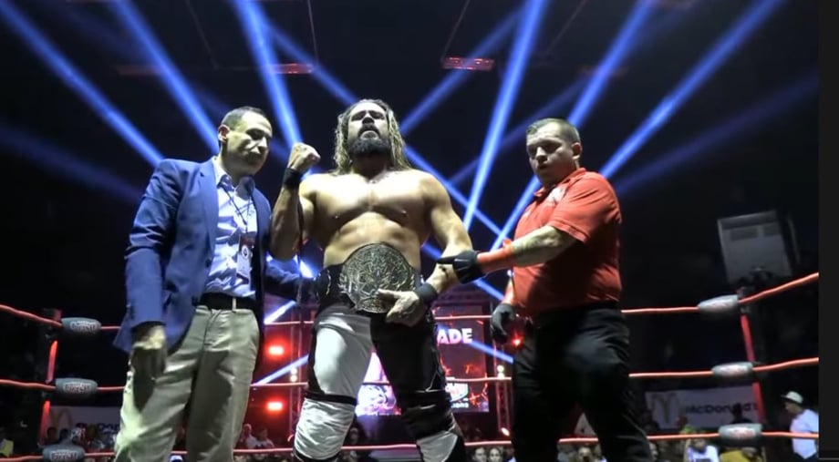 Andrade Recently Won The Crash Heavyweight Championship
