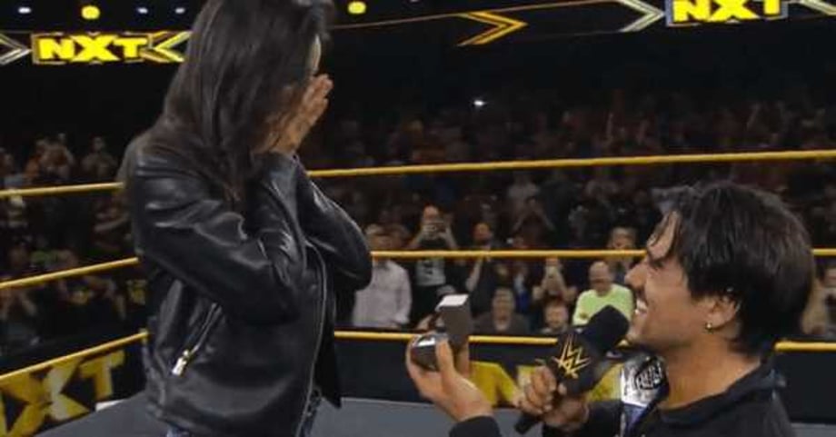 Angel Garza Wins Cruiserweight Title On NXT And Proposes To His Girlfriend During The Break