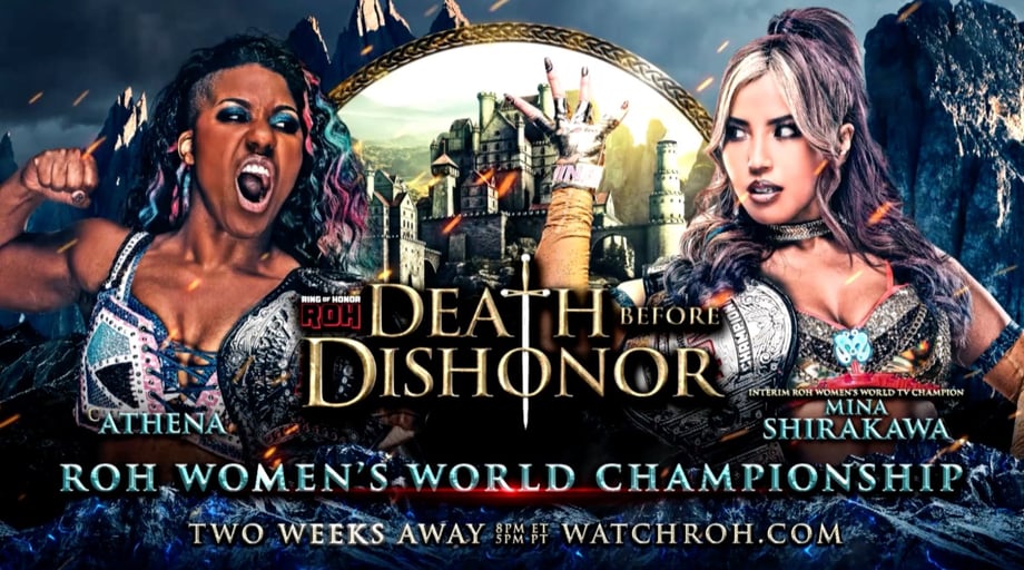 Athena Is Set To Defend The ROH Women's World Title Tonight At DEATH BEFORE DISHONOR