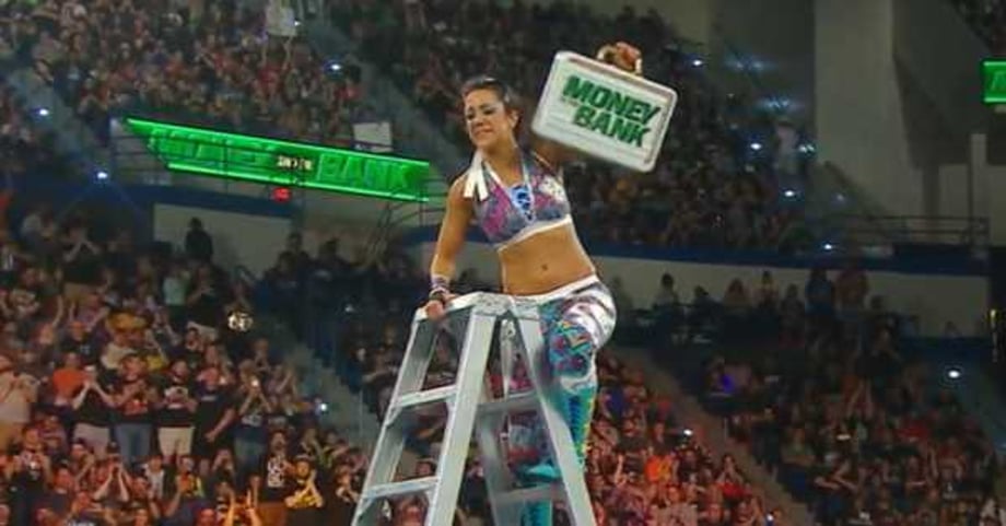 Bayley Claims The MONEY IN THE BANK Briefcase After An Awesome Women's Ladder Match