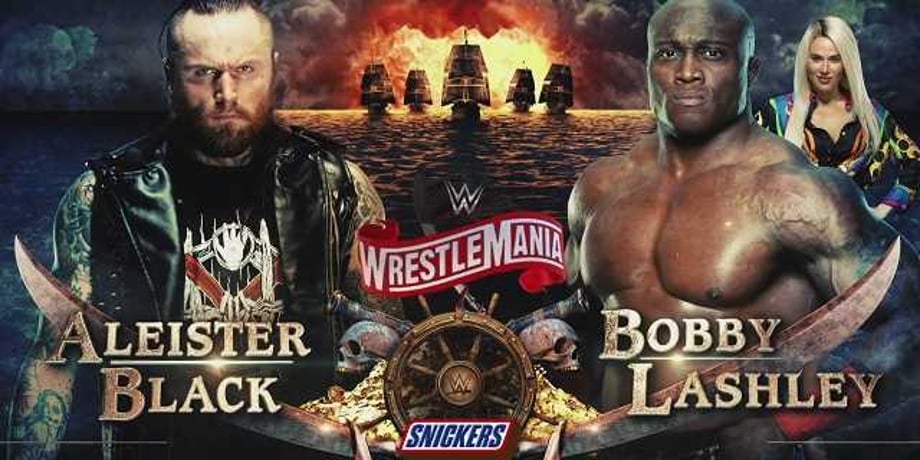 Bobby Lashley Takes A Loss To Aleister Black At WRESTLEMANIA After Some Bad Advice From Lana