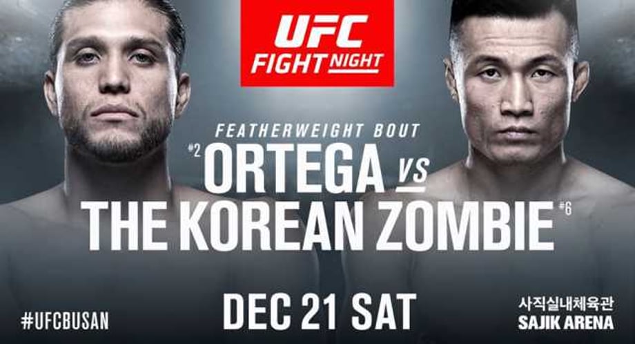 Brian Ortega Has Been Pulled From His Match Against Chan Sung Jung At UFC FIGHT NIGHT BUSAN