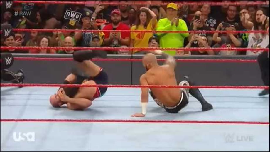 Cesaro Is Not Said To Be Seriously Injured After Concerning Spot On RAW Last Night