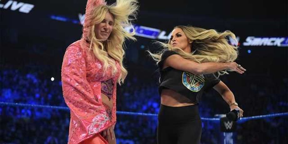 Charlotte Flair And Trish Stratus Came To Blows On SMACKDOWN LIVE Ahead Of SUMMERSLAM Match