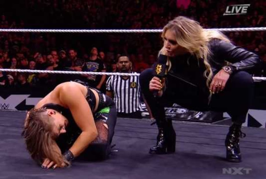 Charlotte Flair Will Challenge Rhea Ripley For The NXT Women's Title At WRESTLEMANIA