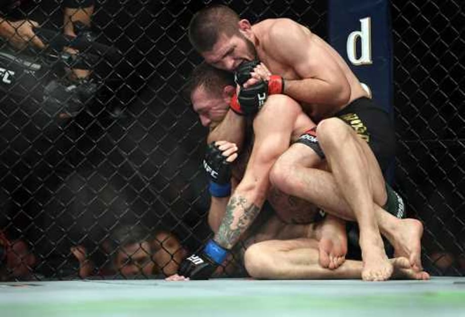 Check Out Khabib Nurmagomedov Dominate Conor McGregor At UFC 229