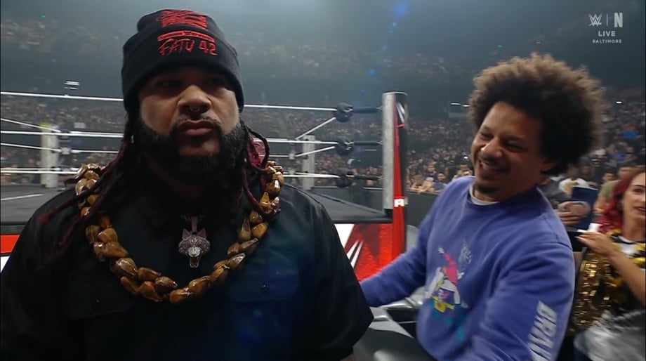 Comedian Eric Andre Attacked By Jacob Fatu During WWE Monday Night Raw
