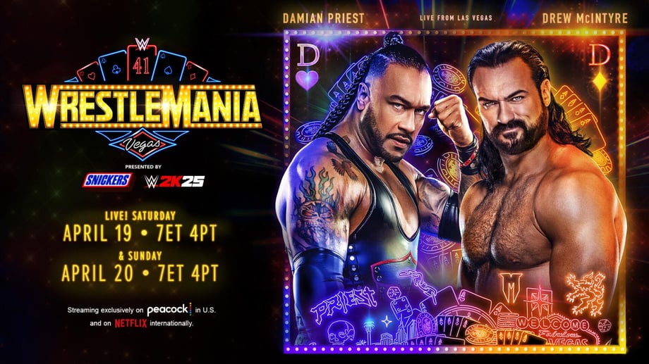 Damian Priest vs. Drew McIntyre Made Official For WWE WrestleMania 41